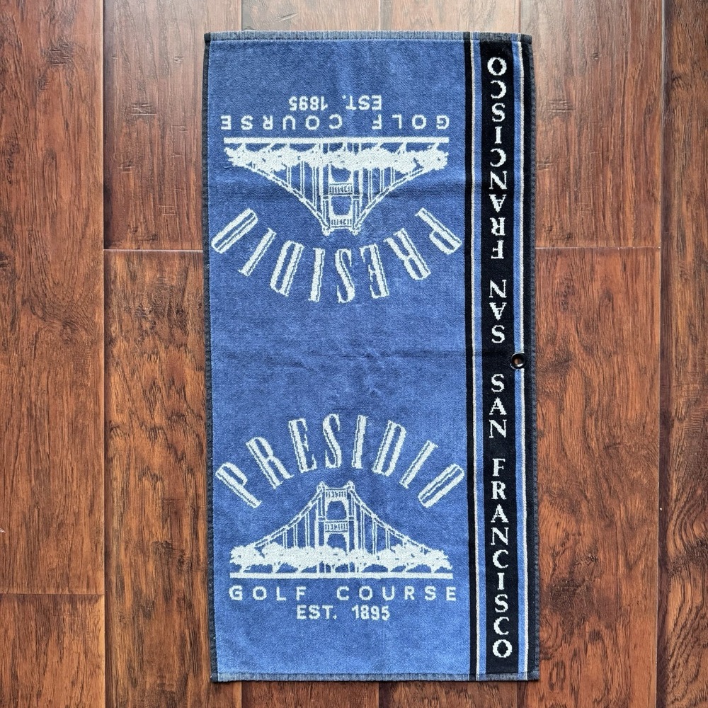 VTG Presidio Golf Course San Francisco Golf Towel Sir Christopher Hatton Belgium
